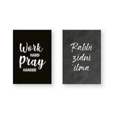 Schriften Work Hard Pray Harder - A5